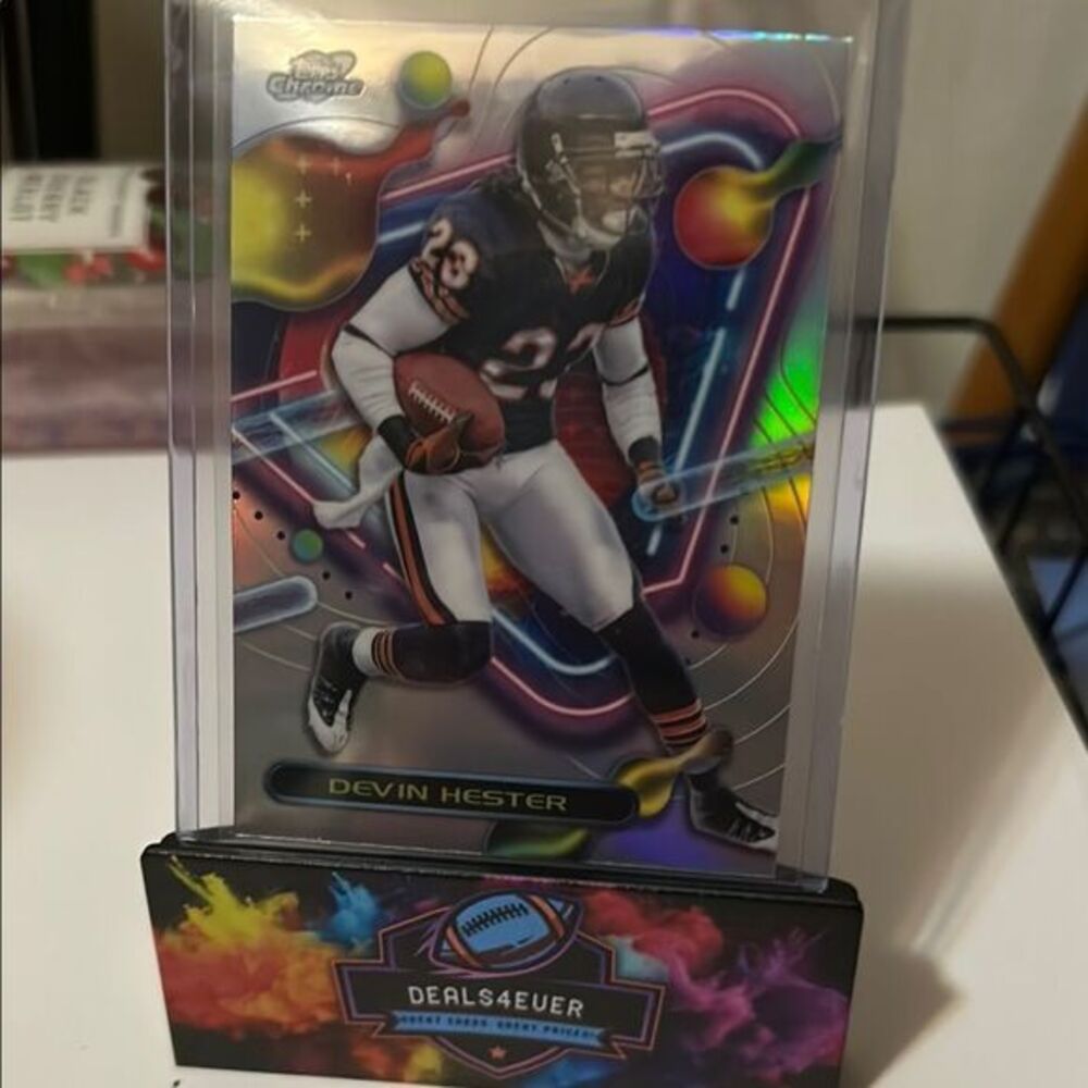 Topps Devin Hester Holographic Trading Card